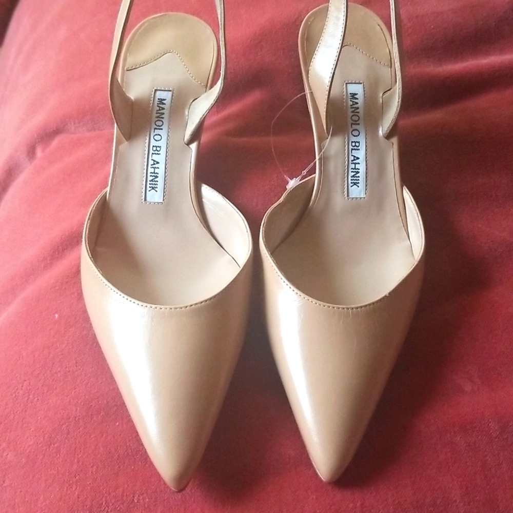 Manolo Blanhnik slingbacks